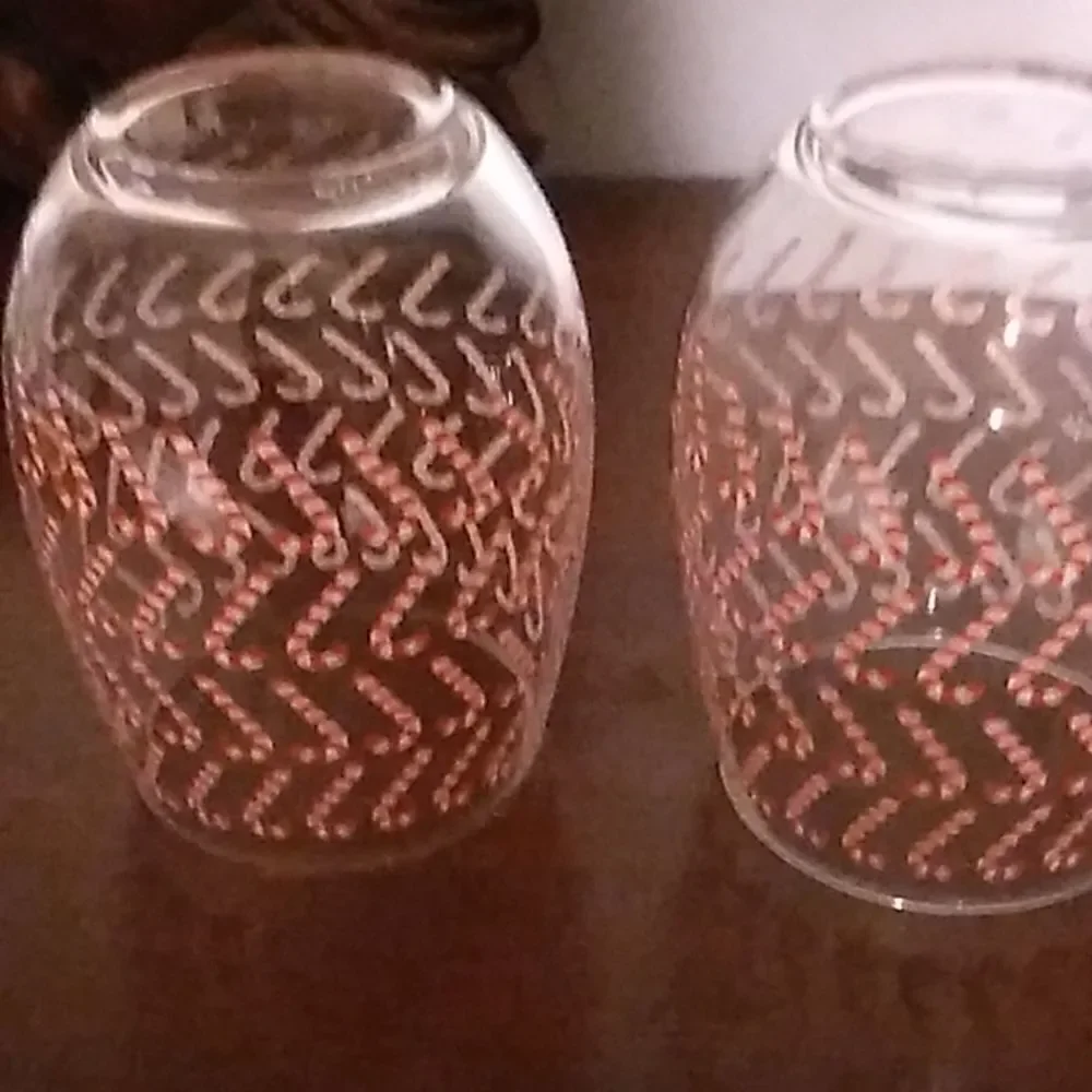 Candy Cane Glasses